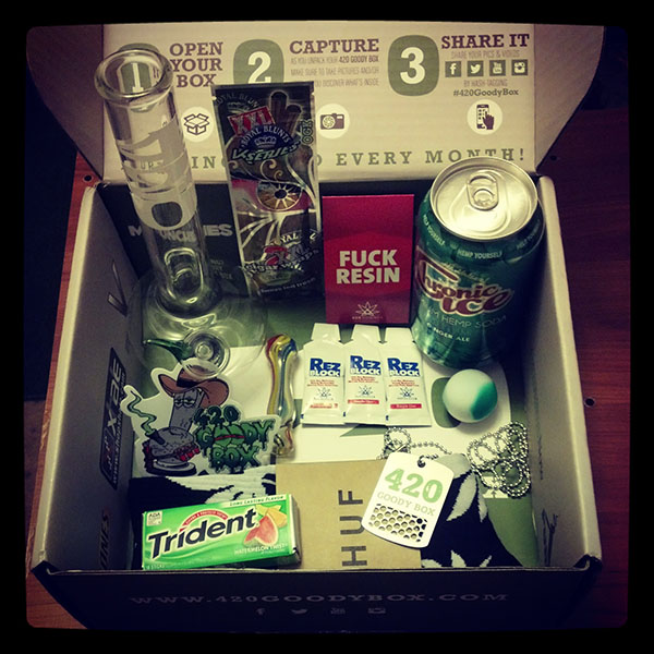 May's 420 Goody Box Contents (Click for Original)