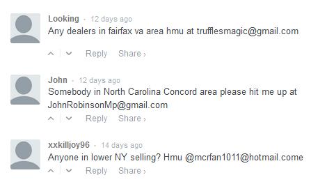 weed dealer online comments