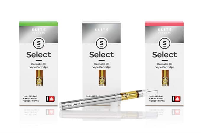 SELECT CANNABIS OIL CARTRIDGES