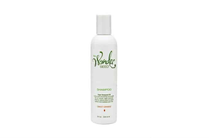 the wonder seeed hemp shampoo sweet orange