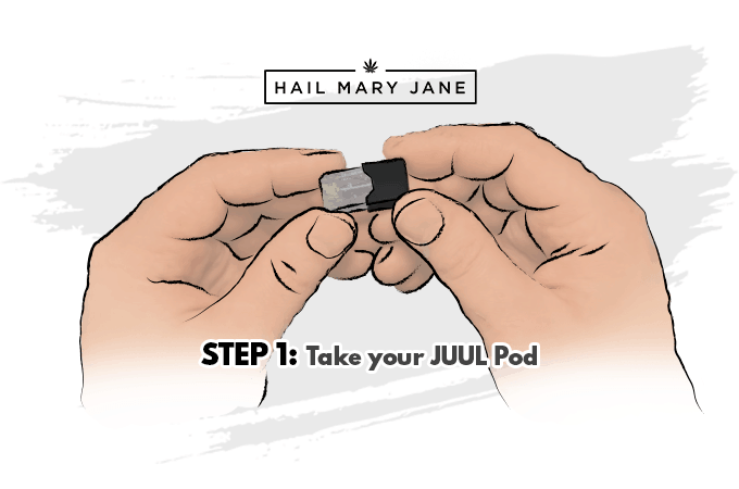 step1 refill juul weed pods