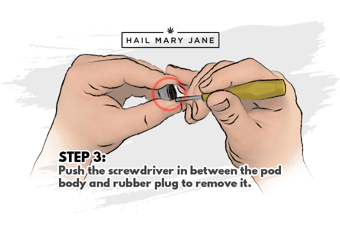 step3 refill juul weed pods