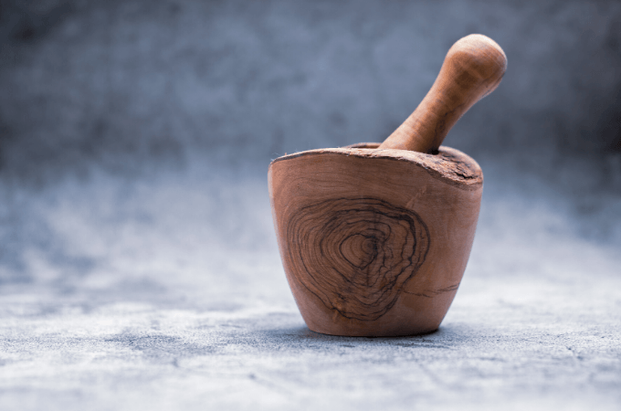 Pestle and Mortar for grinding weed