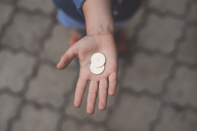 Pill Bottle And A Coin to grind weed withour a grinder