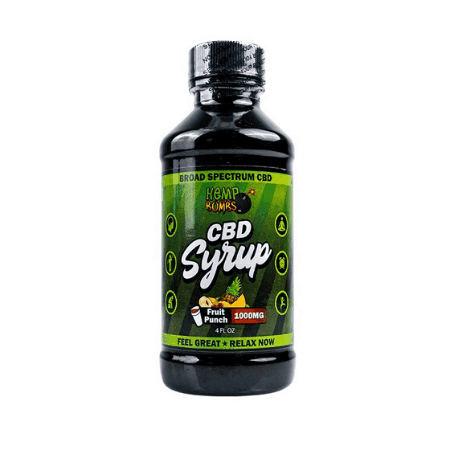 cbd syrup hemp bombs