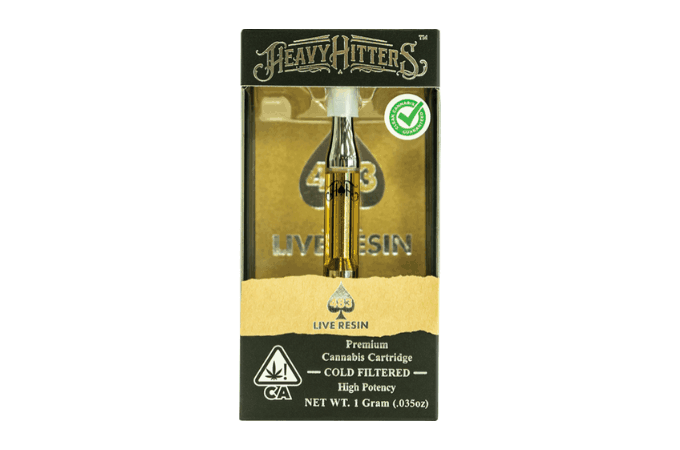 Heavy Hitter Live Resin Cartridge