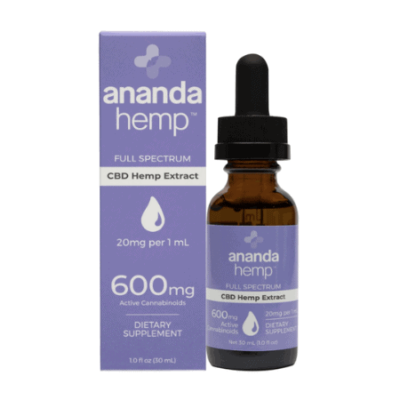 Ananda Hemp Oil Full Spectrum 300, 600, 2000 mgs