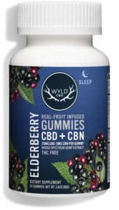 wyld cbd cbn for sleep product