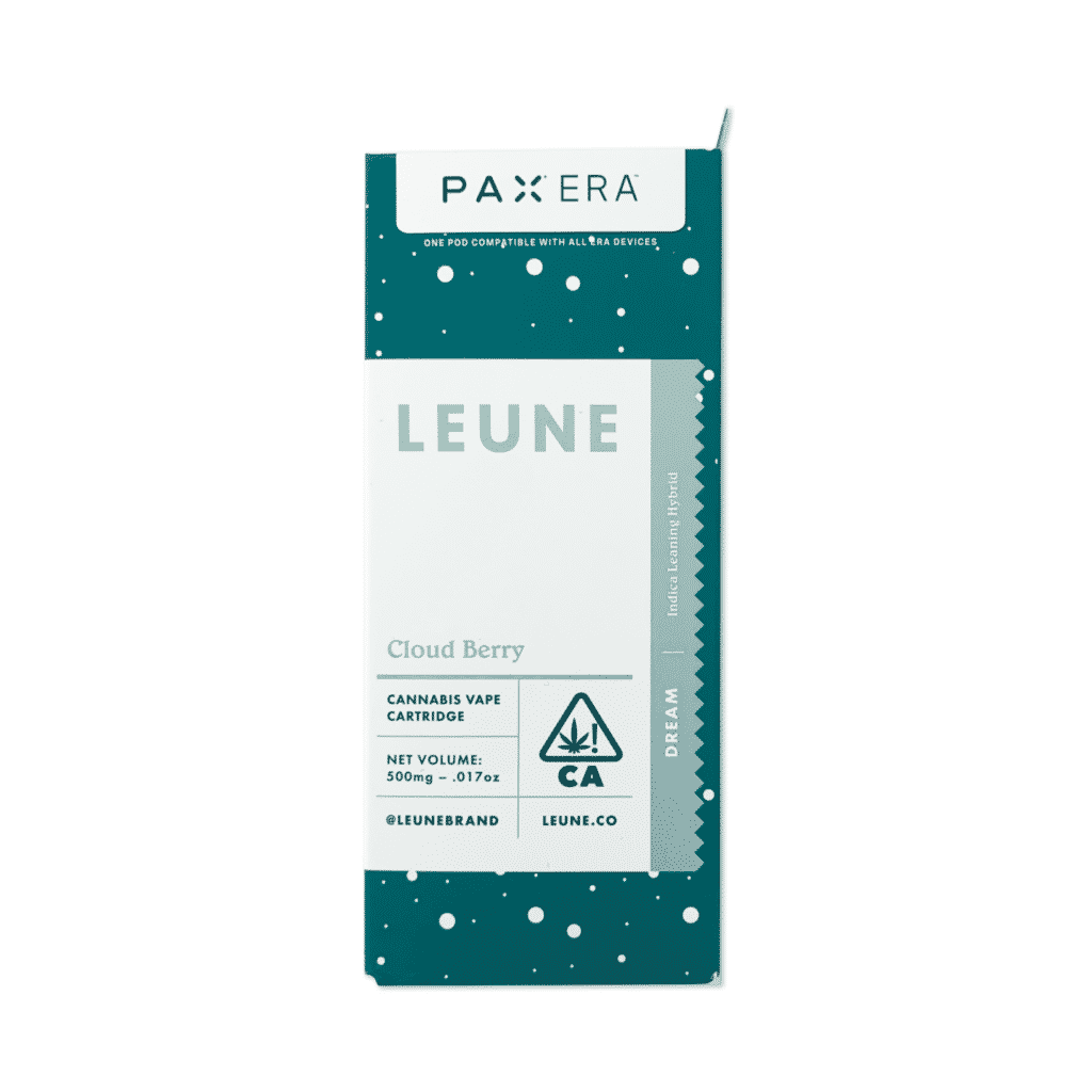 leune cloud berry pax pods